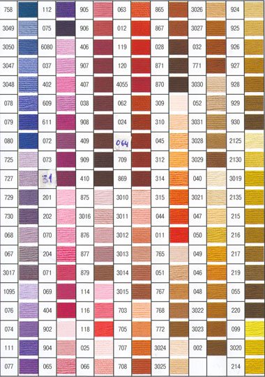 Dfn To Dmc Conversion Chart