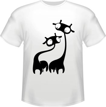 Макет рисунка на футболку